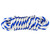 Premium 0.75 inch Polypropylene Floating Rope Royal Blue - White per foot Replacement