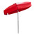 6 ft Viny Umbrella Solid Color Red Replacement