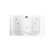 Narrow Clear Dual Paper Towel Dispenser