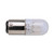 AMPS: 0.045 - BASE: BA15D  DOUBLE CONTACT BAYONET 15MM DIAMETER - BULBSHAPE: T6 - LIFE: 3000 - MOLIN: 1.38 - VOLTS: 110 - WATTS: 5