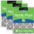 12X20X2 3 PACK NORDIC PURE MERV 13 MPR 2200-2400 FILTER ACTUAL SIZE 11.5 X 19.5 X 1.75 MADE IN USA