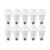 14 WATT A19 LED 3000K 100 WATT REPLACEMENT MEDIUM BASE 220 DEG. BEAM ANGLE 10-PACK