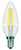 5.5W B11 LED CLEAR CANDELABRA BASE 2700K 500 LUMENS 120V CARDED