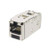PANDUIT CATEGORY 6 RJ45 8-POSITION 8-WIRE UNIVERSAL SHIELDED BLACK MODULE WITH INTEGRAL SHIELD