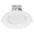 8 INCH LED COMMERCIAL RETROFIT DOWNLIGHT 120-277V 30W 4000 DIMMABLE WHITE BAFFLE TRIM