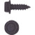 HAINES PRODUCTS 8 X 34 INCH HEX WASHER HEAD SCREW BLACK COATED TO INHIBIT RUST PACKED 250 PER BOX