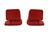 MIRROR SET RIGHT LEFT X6647 RED