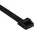 HELLERMANNTYTON CABLE TIE HEAVY DUTY 347 INCH LONG 250 LBS MAX TENSILE STRENGTH BLACK PACK OF 25