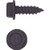 HAINES PRODUCTS 8 X 12 INCH HEX WASHER HEAD SCREW BLACK COATED TO INHIBIT RUST PACKED 1000 PER BOX X