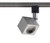 1 LIGHT LED 12W TRACK HEAD SQUARE BRUSHED NICKEL 36 DEGREE BEAM BRUSHED NICKEL CONTEMPORARY