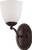 PATTON 1 LIGHT VANITY FIXTURE WITH FROSTED GLASS PRAIRIE BRONZE TRANSITIONAL