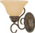 CASTILLO 1 LIGHT 8 INCH WALL FIXTURE WITH CHAMPAGNE LINEN WASHED GLASS SONOMA BRONZE TRANSITIONAL