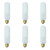 15 WATT T6 INCANDESCENT FROST 2500 AVERAGE RATED HOURS 90 LUMENS CANDELABRA BASE 120 VOLTS 2CARD Replacement
