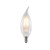 LED2CA1027KFILE12 2-WATT LED CA10 FLAME-TIP CHANDELIER BULB 25W EQUIVALENT CANDELABRA BASE WAR RM WHITE