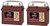 12 VOLT DEEP-CYCLE FLOODED BATTERY 24 85AH 2 PACK 24 TOTAL VOLTS