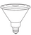 14W P30 DIMMABLE 27 KFL 95