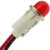 RED BULB 6-INCH LEADS 250V