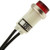 RED BULB 6-INCH LEADS 125V