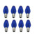 7W 120V CANDELABRA E12 BLUE