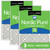 12X12X1 3 PACK NORDIC PURE MERV 13 MPR 2200-2400 FILTER ACTUAL SIZE 11.75 X 11.75 X 0.75 MADE IN USA A IN-BE860
