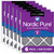 8X14X1 6 PACK NORDIC PURE MERV 8 MPR 800 FILTER ACTUAL SIZE 8 X 14 X 0.75 MADE IN USA IN-BDCU8