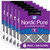 14X28X1 6 PACK NORDIC PURE MERV 8 MPR 800 FILTER ACTUAL SIZE 14 X 28 X 0.75 MADE IN USA IN-BC478