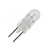 AMPS: 20 - BASE: BI-PIN  G2.54 - BULBFINISH: CLEAR - BULBSHAPE: T2.25 - LIFE: 50 - MOLIN: 0.98 - VOLTS: 6 - WATTS: 12