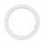 7 INCH SURROUND LIGHT SOFT WHITE 6400K INWARD PINS CIRCULAR