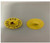 RFID CATTLE TAG YELLOW MALE AND FEMALE PAIR PIERCHING SHAFT