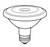 10W P30SHORT-NECK DIMMABLE 35KFL