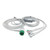 Replacement: 4 lead, Snap, 2.5m+0.9m, With Resistance, AHA, Reusable Replacement