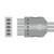 Replacement: 3 lead, Siemens Dual-Pin, Snap, 0.9m , AHA, Reusable