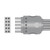 Replacement: 5 lead, TruLink, Grabber, 0.9m , AHA, Reusable