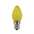 LED .35W C7 120V YELLOW