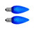 AMPS: 03 - BASE: E12   CANDELABRA SCREW BASE   12MM DIAMETER - BULBFINISH: BLUE - BULBSHAPE: C7 - LIFE: 50000 - MOLIN: 2.10 - VOLTS: 120 - WATTS: 0.35