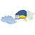 Pocket Mask with Gloves Blue Soft Case Medical Airway Protection Replacement
