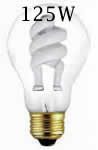 125 Watt Compact Fluorescent Bulb