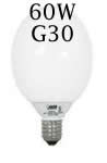 60 Watt G30 Globe Light Bulb