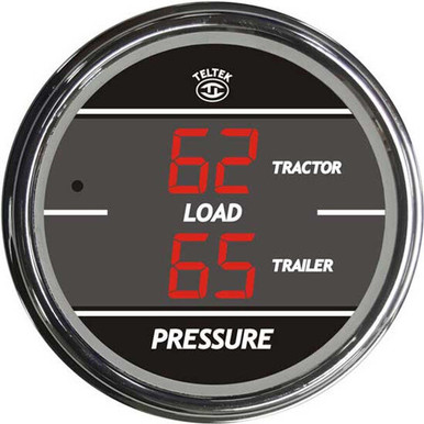KENWORTH W900L YEAR 1992 BLUE DIGITAL DUAL DISPLAY GAUGE LOAD PRESSURE ...