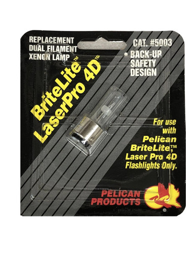 Pelican Britelite 5003 Flashlight Replacement Xenon 6 Volts