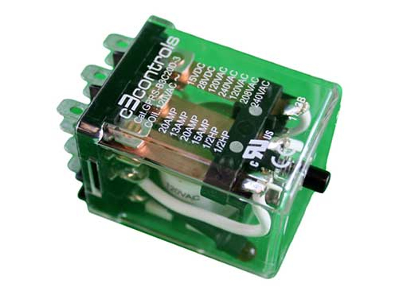 639B0114H12 - Relay, Control 120VAC, 3PDT