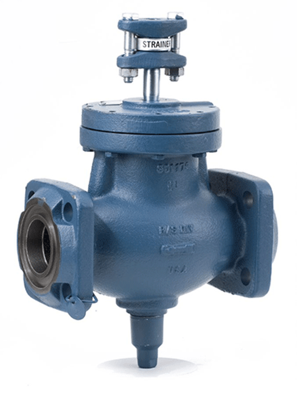 CK265F10S65NSN - 2-1/2" CK-2 Gas Powered Suction Stop Valve With 2-1/2" SW Flanges, Less Pilot