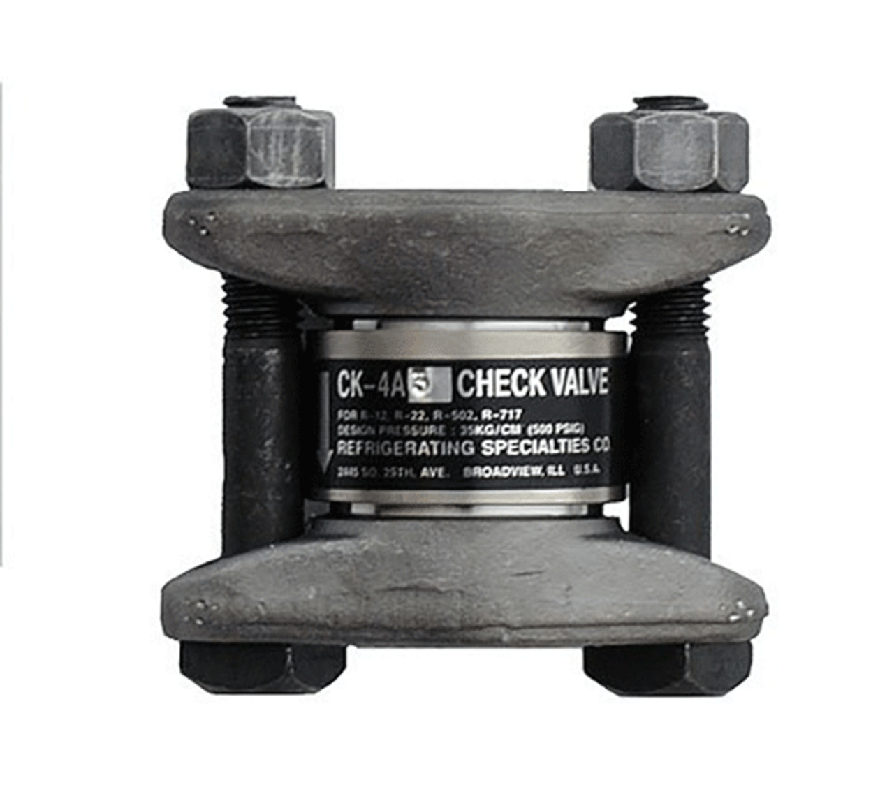 CK413F13X00NSN - 1/2" CK4A-2 Check Valve With 1/2" FPT Flanges