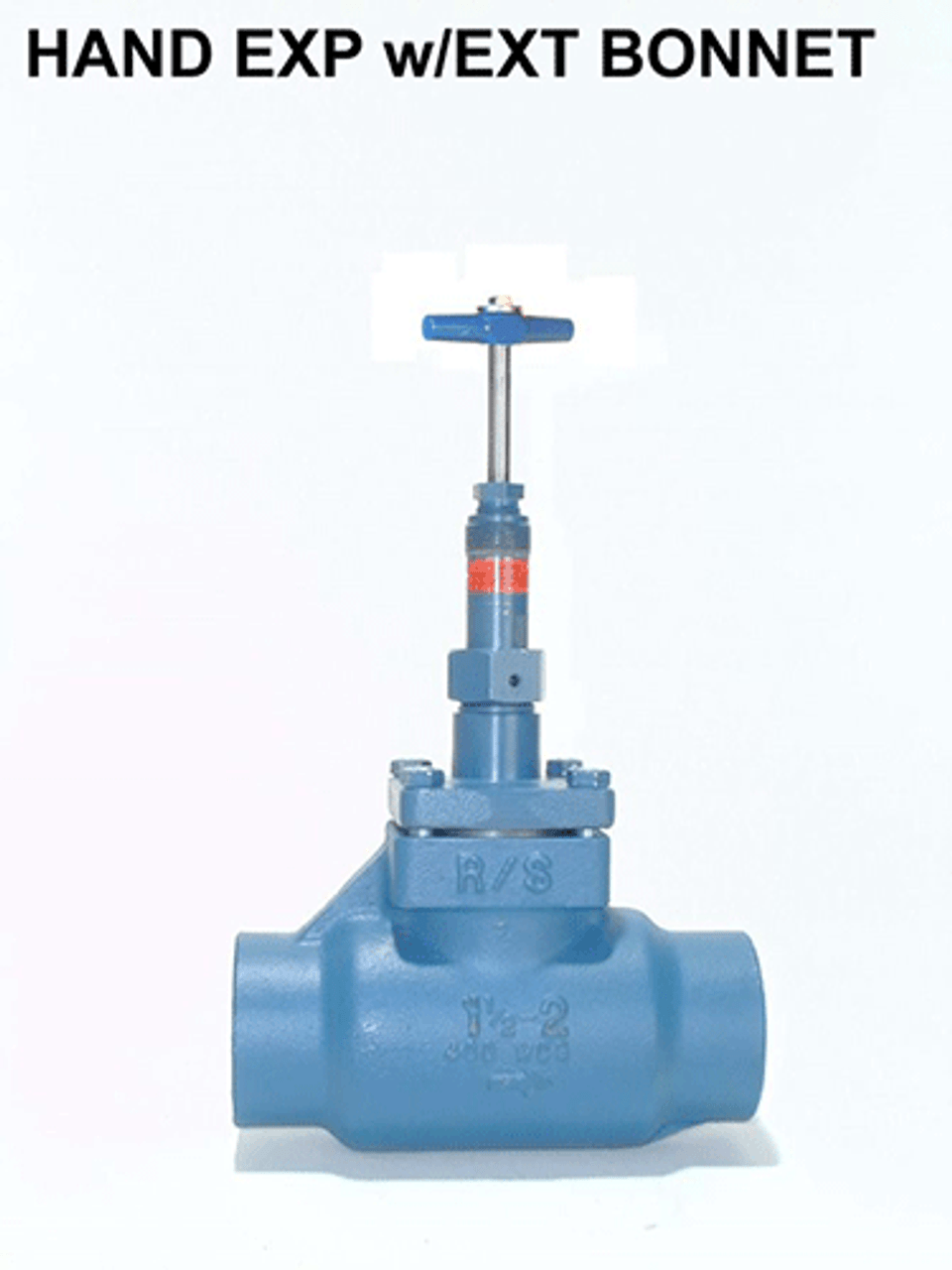 XGT0075TEBCN - 3/4" Threaded Globe "T" Hand Expansion Valve With Extended Bonnet And Seal Cap