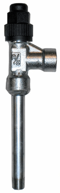 106631 - 1/4" MPT Unibody Gauge Port Valve With 3.75" Extension And Aluminum Cap