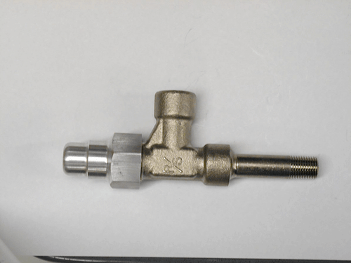 107019 - 1/4" FPT X 1/4" FPT Angle Valve W/Seal Cap And 3.75" Ext