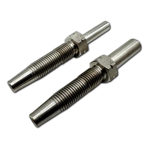 Hose Studs Straight - Stainless for 11.3mm OD High-Pressure Hose