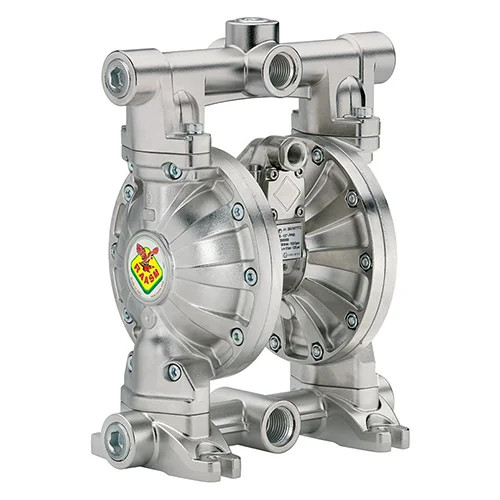 RAASM Aluminum Diaphragm Pump AAB-1-9 with NBR Membranes & Multi-Port 1" NPT Inlet/Outlet Connections - 3CC/26111NHH-55