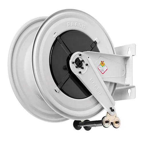 RAASM LP Air, Water & Diesel Spring Hose Reel - 300 PSI without Hose, NPSM 1" Inlet & Outlet - 8540.100-55