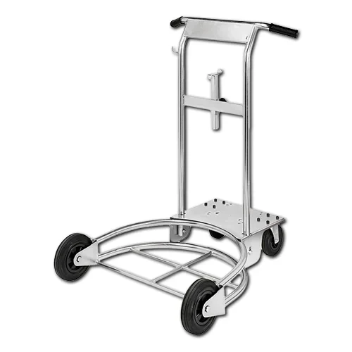 RAASM Drum Dolly for 400 lb. / 55 Gallon Drums with Hose Reel Mount - 80210-55